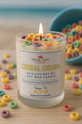 Cereal Crush Candle - Nostalgic Fruity Breakfast Scent | 8oz Soy Wax