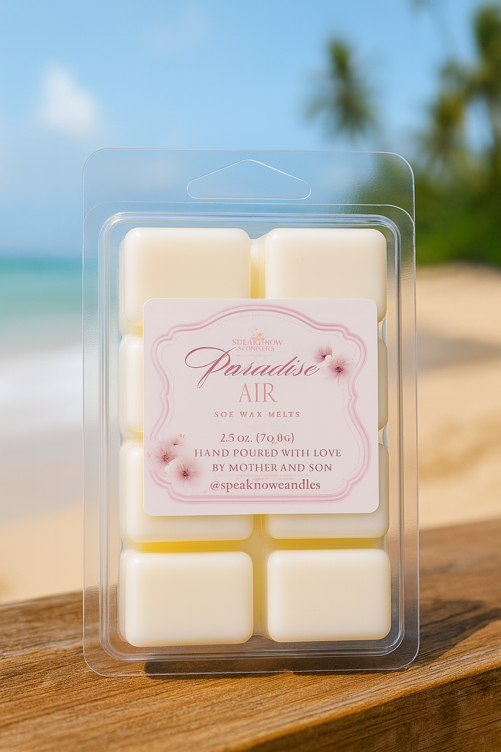 Paradise Air Wax Melts - Breezy Uplifting Scent | 2.5oz Soy Wax